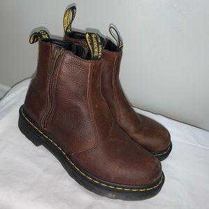 Dr Marten Brown Leather Chelsea Boots